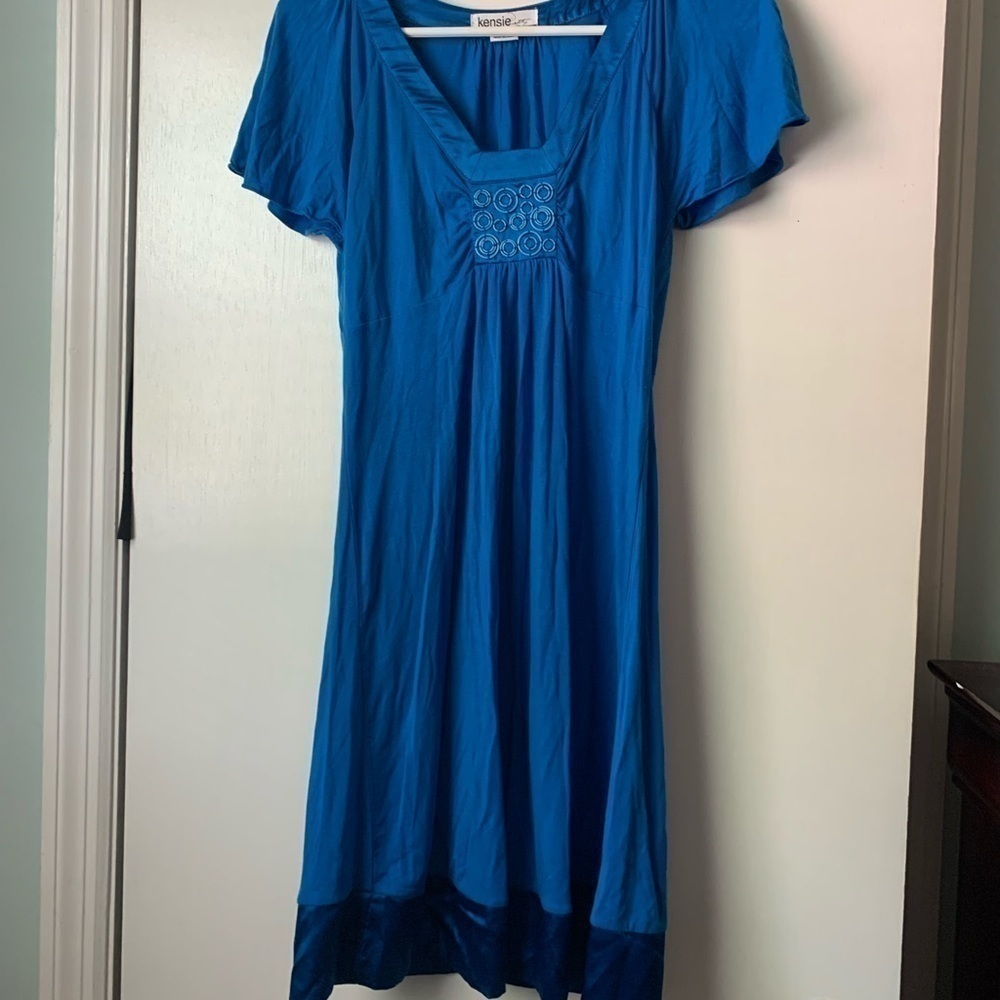 KENSIE cobalt blue sleep dress